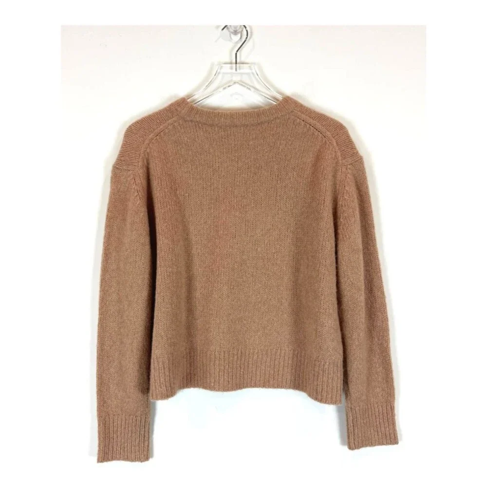 Jenni Kayne Atlas Merino Wool Cashmere Crew Neck Pullover Sweater Size Medium